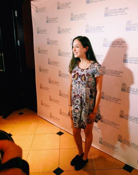 Desde ya se prepara para ser una estrella musical y para brillar en cada presentación que haga para demostrar que puede ser una de las integrantes de La Banda.