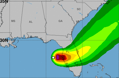 Declaran estado de emergencia en Florida por Emily, que se degradó a depresión tropical
