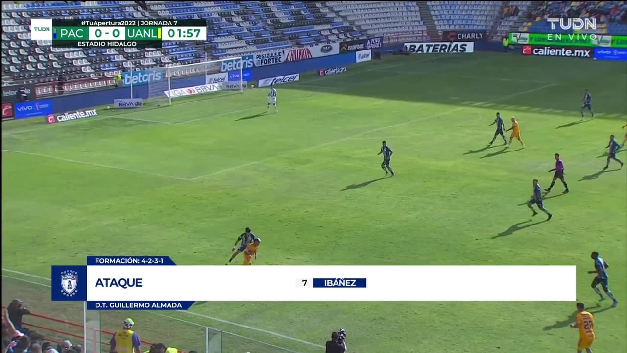 ¡TIRO ATAJADO! disparo por Nicolás López.