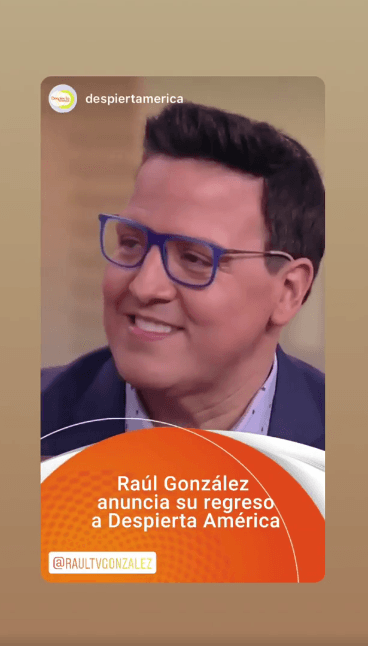 Raúl ha sido perseverante en conquistar su sueños, ahora que está de regreso estamos seguros que no dejará de sorprender al público que aclamó por su estadía permanente.