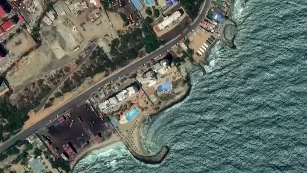 Imágenes satelitales muestran la devastación en La Guaira tras los dos terremotos en Venezuela