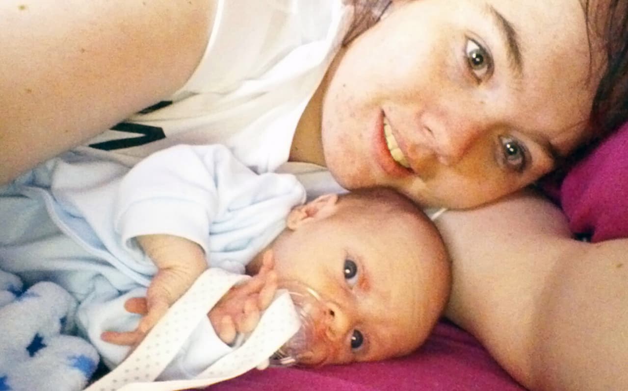 Afortunadamente Terrance nació con excelente salud, aunque fue colocado en una incubadora para tenerlo un par de horas bajo observación.