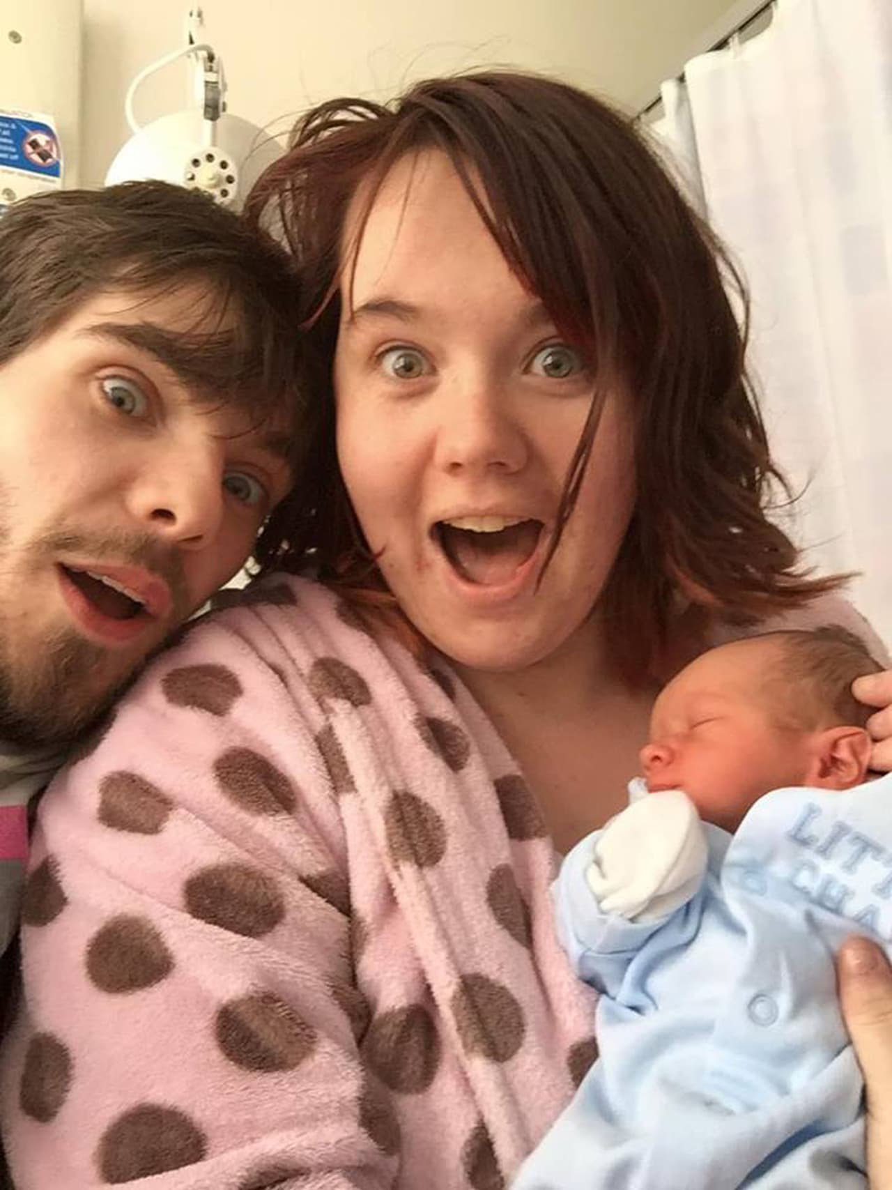 El pequeño Terrance, apodado ‘Teddy’, nació pesando 5 libras, 2 onzas. ¡Súper sano!