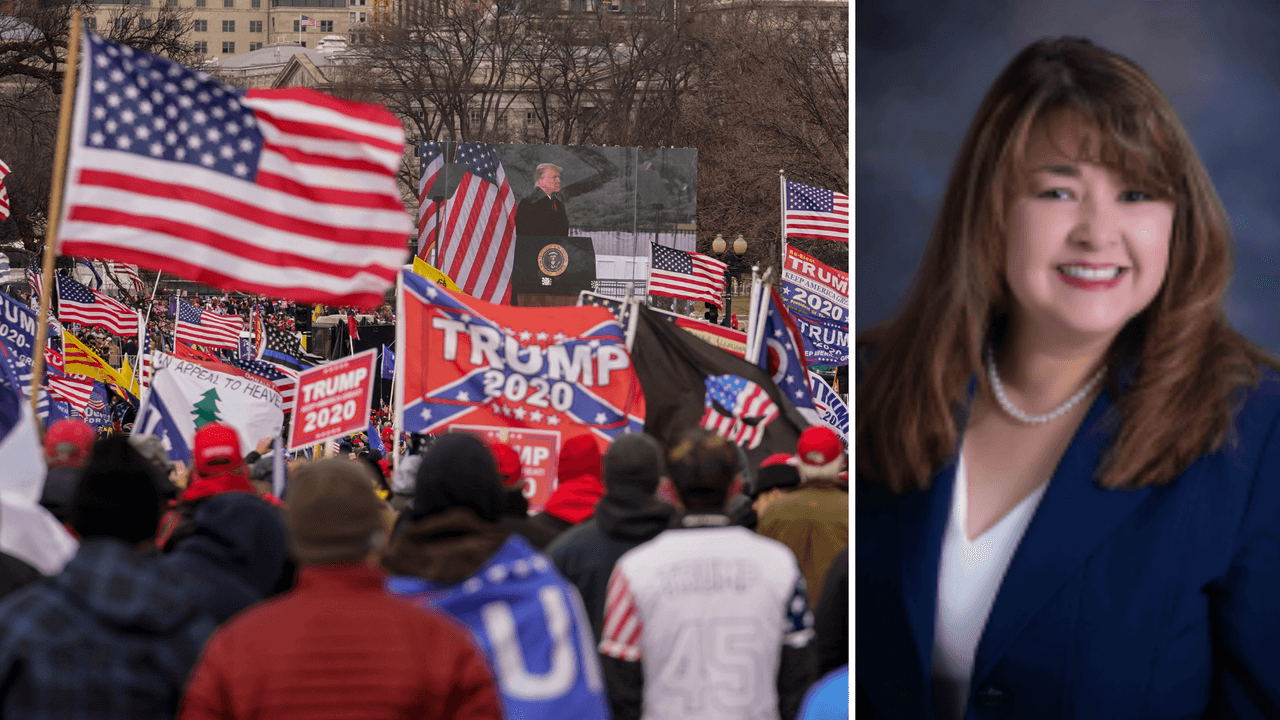 Jessica Martinez, concejala de la ciudad de Whittier, niega participación en el asalto al Capitolio