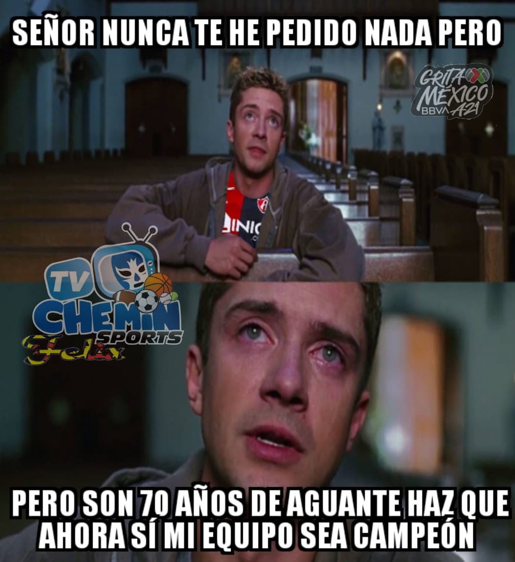 Algunos aprovecharon para ir a pedir por lo más importante: ver campeón a su equipo.