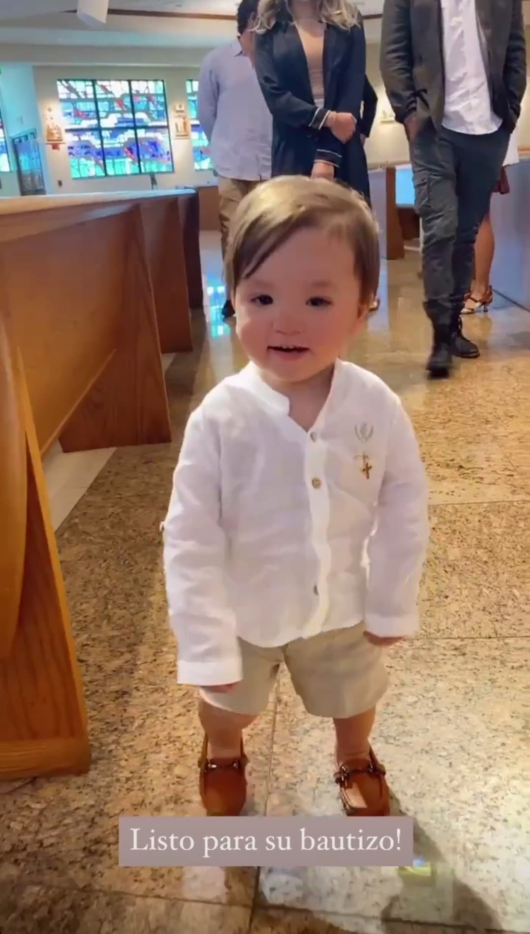 Uno de estos momentos especiales fue el bautizo de su hijo, celebrado el domingo 10 de enero, un día antes de completar una vuelta más al sol.