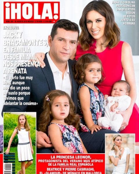 Pues 
<b><a href="http://www.univision.com/temas/jacqueline-bracamontes">Jacqueline Bracamontes </a></b>dio a luz a otra hermosa niña, a quien bautizaron con el nombre de Renata, por lo que la pareja no descarta tener un cuarto hijo con la esperanza de que sea niño. ¿Crees que lo puedan lograr?