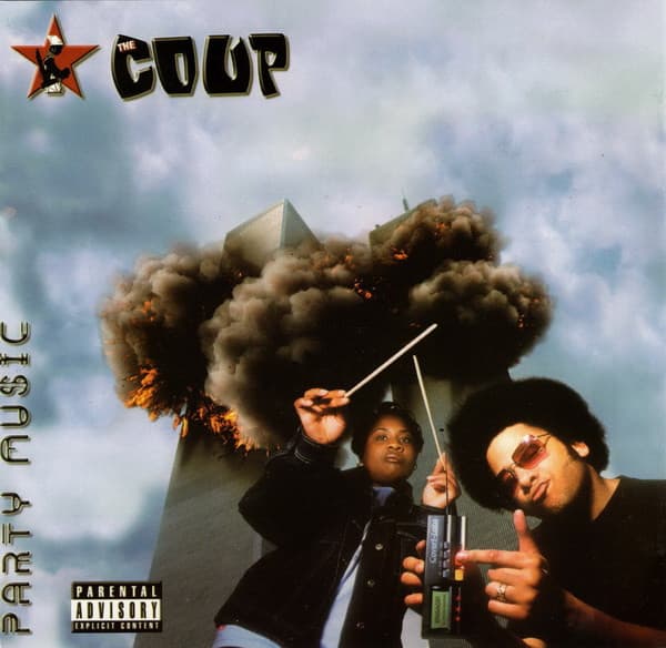 El álbum 'Party Music' del agrupación de hip hop The Coup mostraba a dos de los integrantes explotando las Torres Gemelas de Estados Unidos.