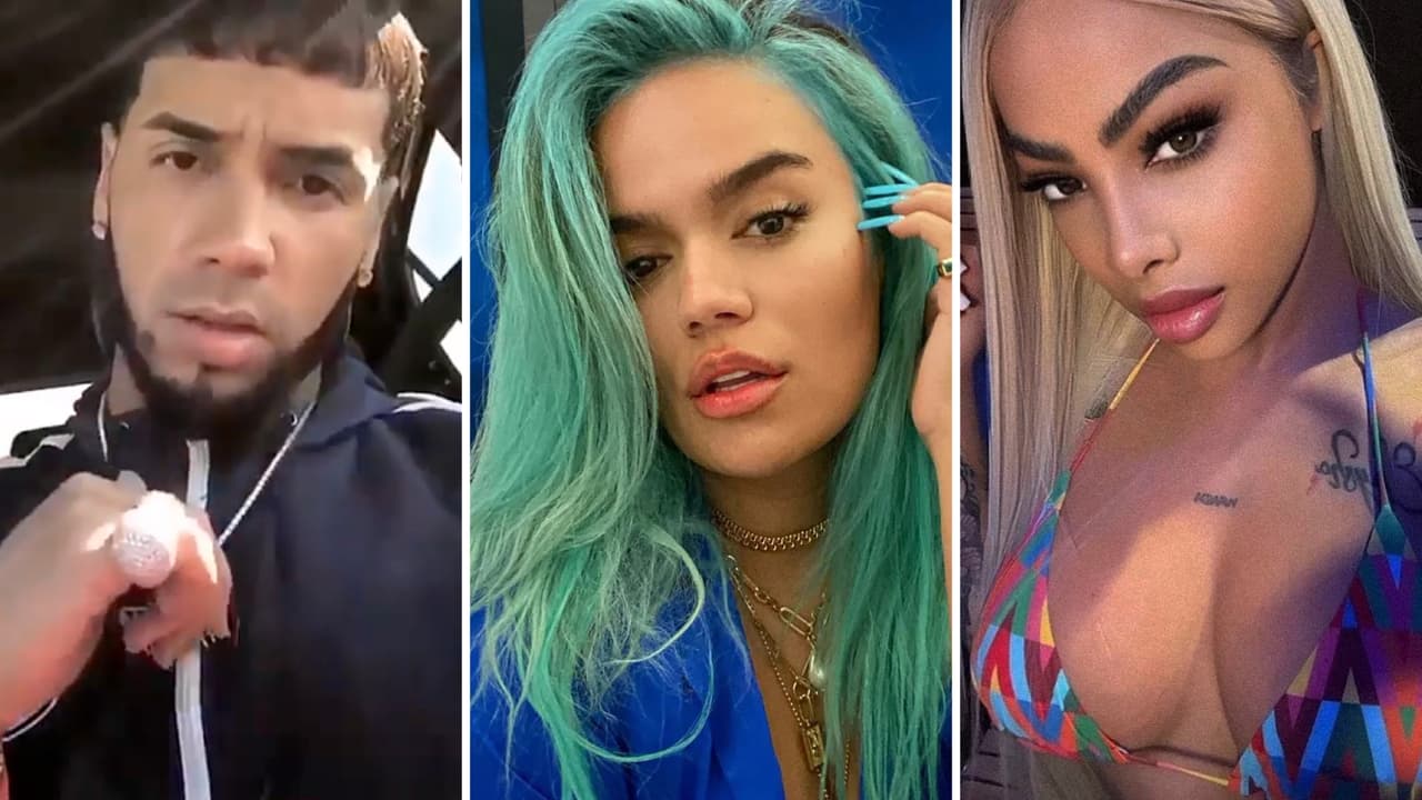 ¿Se acordó de Karol G?: Anuel se "equivoca" y grita "bebecitas" en pleno concierto (luego se arrepiente)