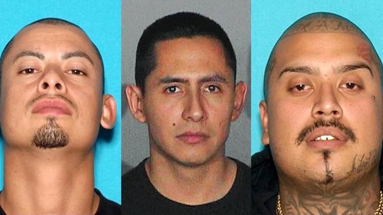 The violent history of three fugitive leaders of the MS-13 gang in Los Angeles