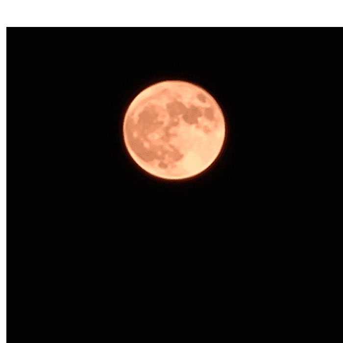 Juanita Bonilla también nos envió su fotografía de la súperluna de julio vía la herramienta de Repórtalo.