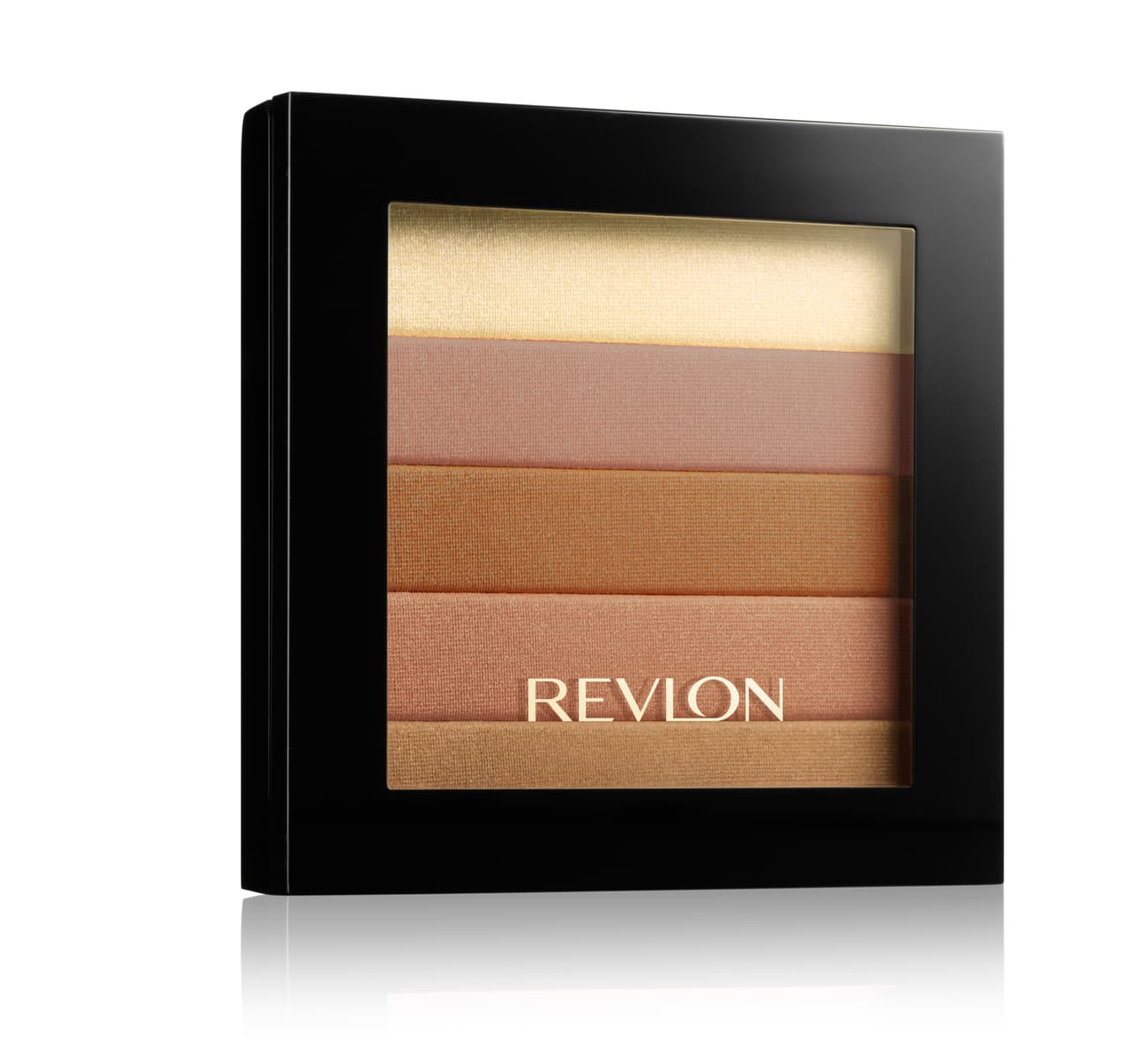HIGHLIGHTING PALETTE, Revlon, Walgreens, $11.79 dólares. La mezcla de los cinco tonos deja un brillo divino, como si tu piel estuviera besada por el sol. Toma en cuenta que los polvos bronceadores los debes de aplicar de menos a más, para así llegar progresivamente al tono deseado.