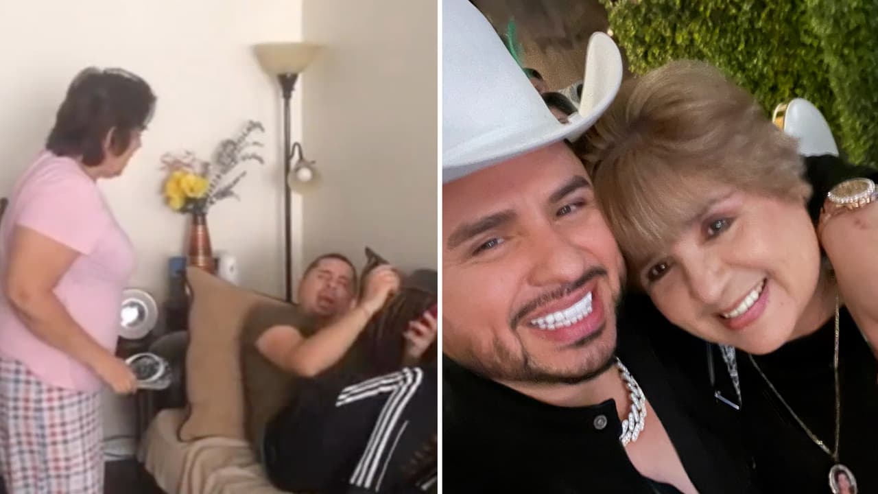 El día en que la mamá de Larry Hernández lo agarró a 'chanclazos' por discutir con Kenia Ontiveros