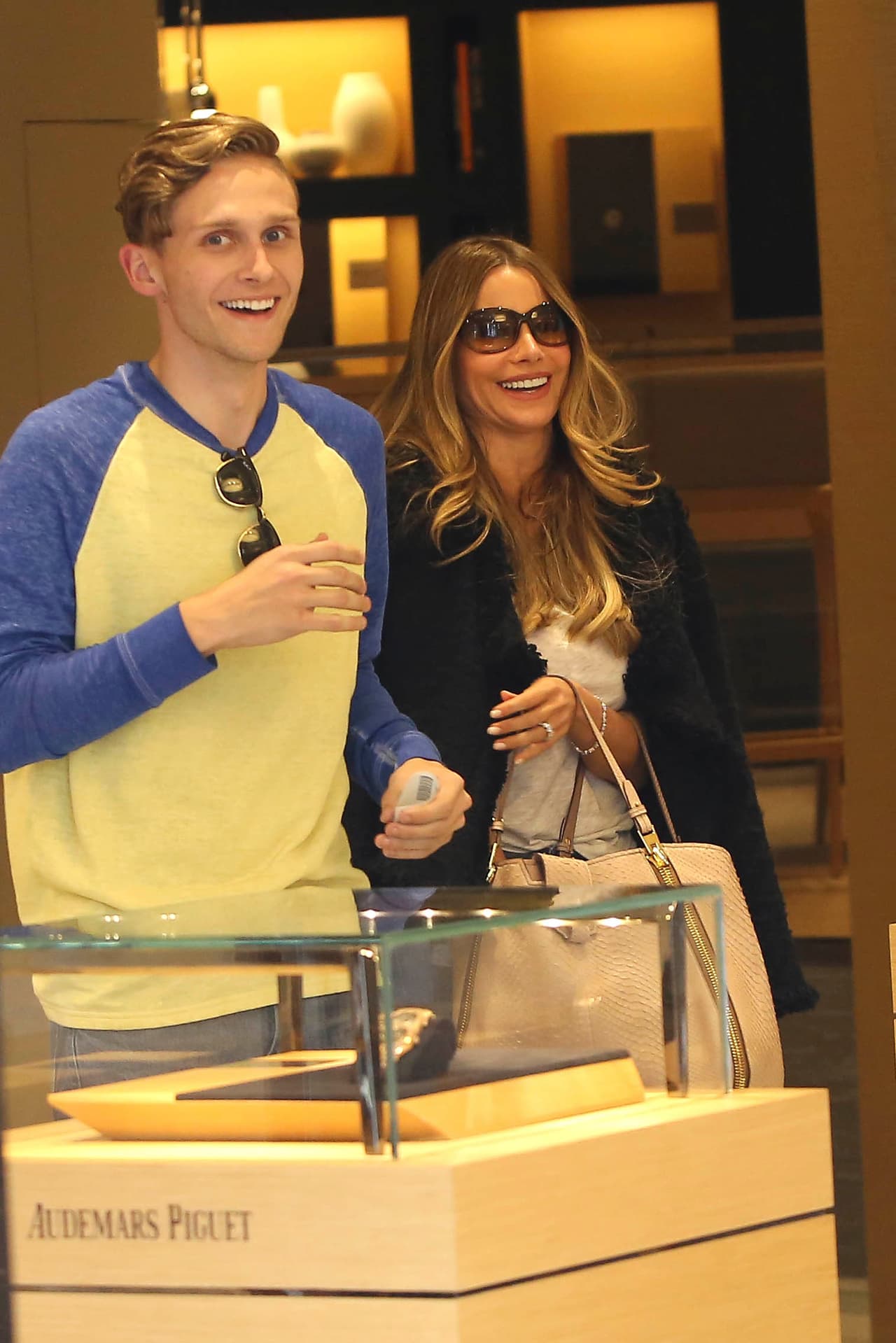 Ya tomaron con humor que los pillara el fotógrafo.