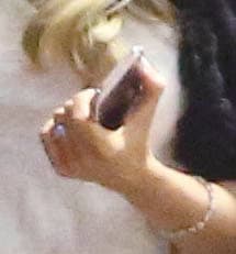 La colombiana disfruta de un día de exclusivo shopping.