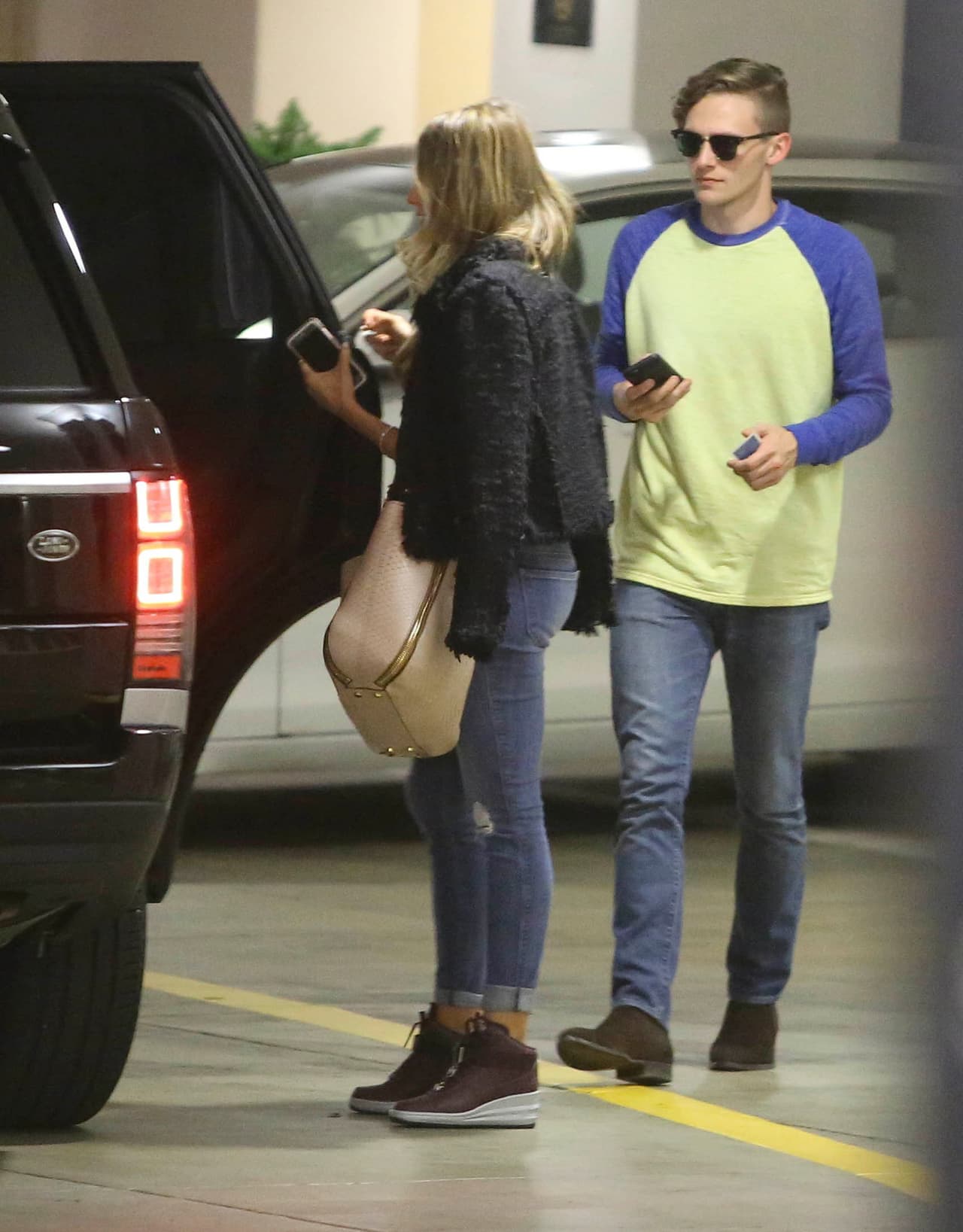 La colombiana disfruta de un día de exclusivo shopping.