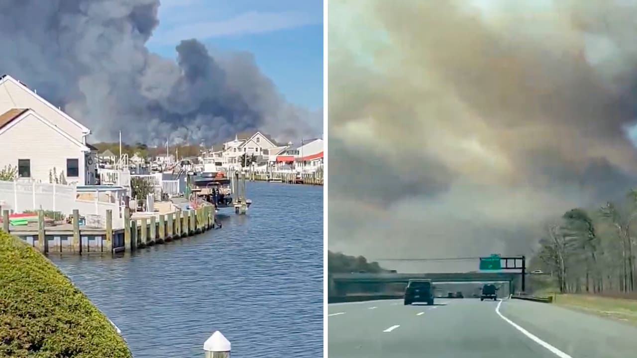 El incendio forestal de Jones Road en el condado Ocean, Nueva Jersey, 
<b><a href="https://www.univision.com/local/nueva-york-wxtv/incendio-forestal-en-nueva-jersey-obliga-a-evacuar-a-3-000-personas-y-cierra-autopista-principal-fotos?543" target="_blank">alcanzó más de 12,000 acres la tarde del miércoles 23 de abril,</a></b> según informaron las autoridades. Unas 20 propiedades estaban en riesgo por el incendio, pero solo un edificio comercial, junto con varias construcciones menores y vehículos— habían sido destruidas.