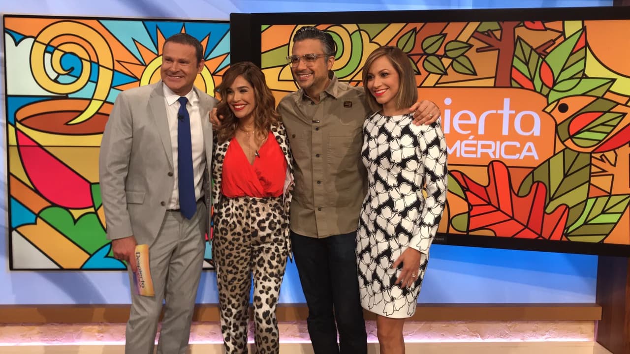 La foto del recuerdo no podía faltar y de esta manera lo despedimos en Despierta América.