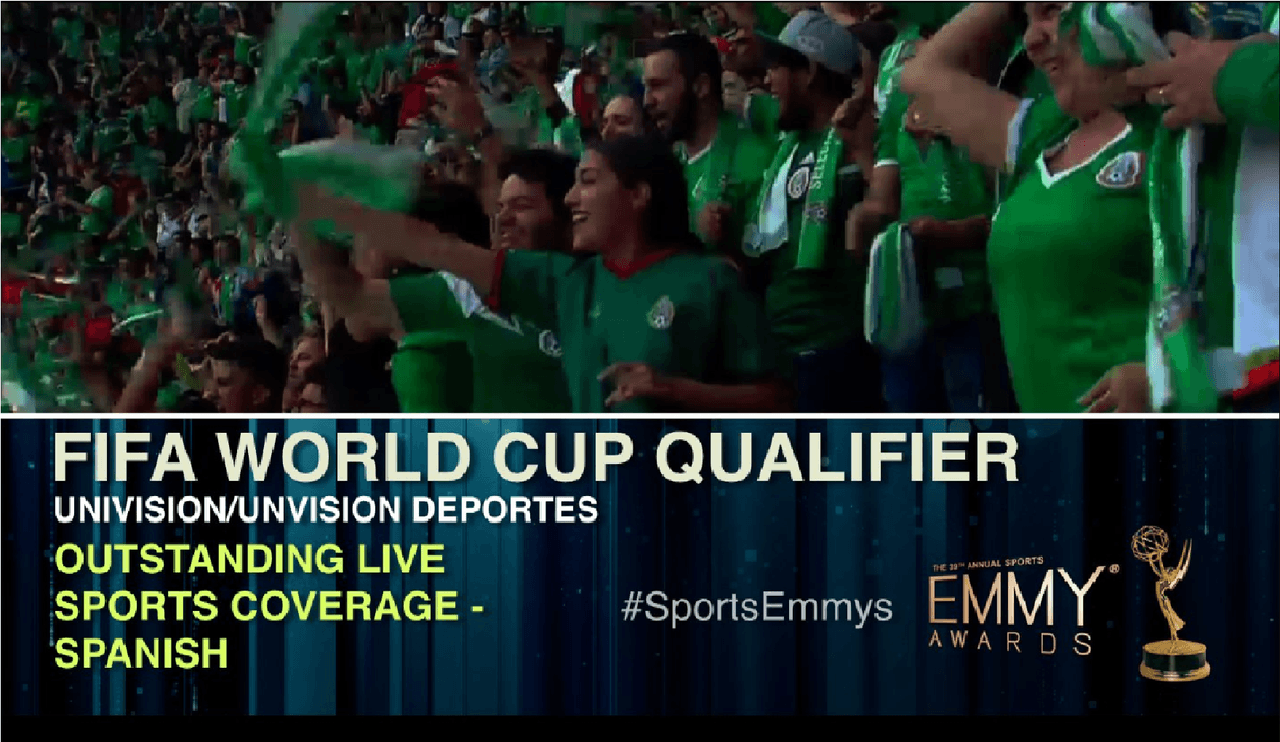 ¡Enhorabuena! Univisión Deportes se llevó un Sports Emmy Award 