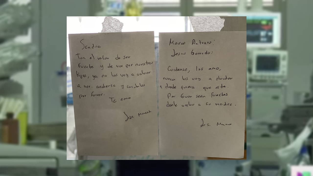 Médico ayuda a un paciente en estado crítico por coronavirus a escribir una carta a sus seres queridos