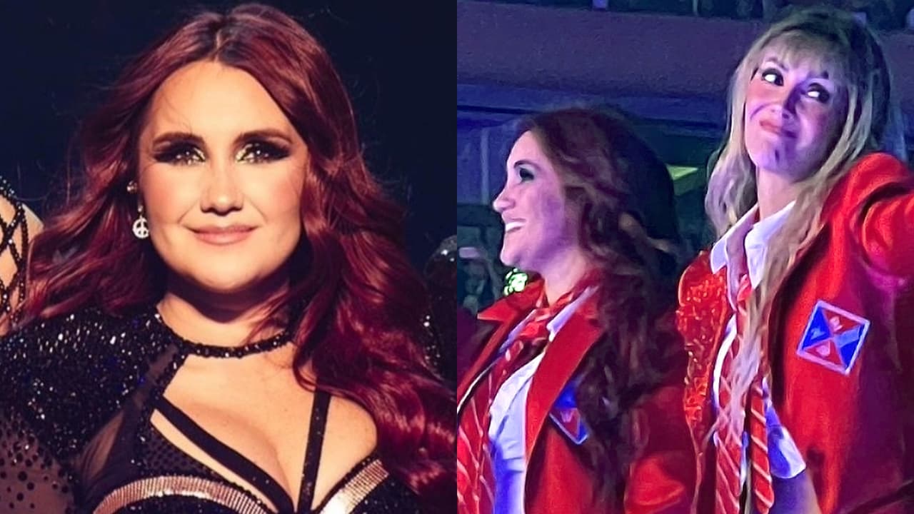 Dulce María aparece en video haciendo algo "peligroso" en concierto de RBD y recibe regaño