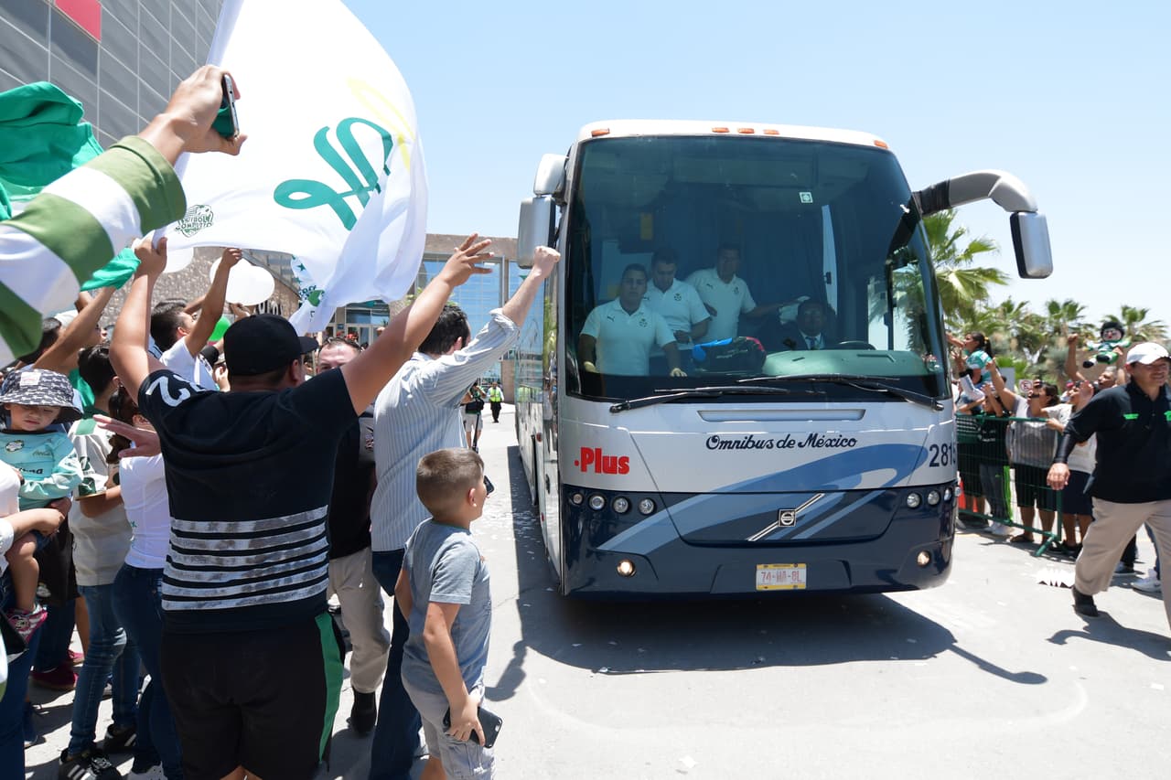 La fanáticada se fue con Santos Laguna, si bien no en presencia física, pues al menos en sus corazones.