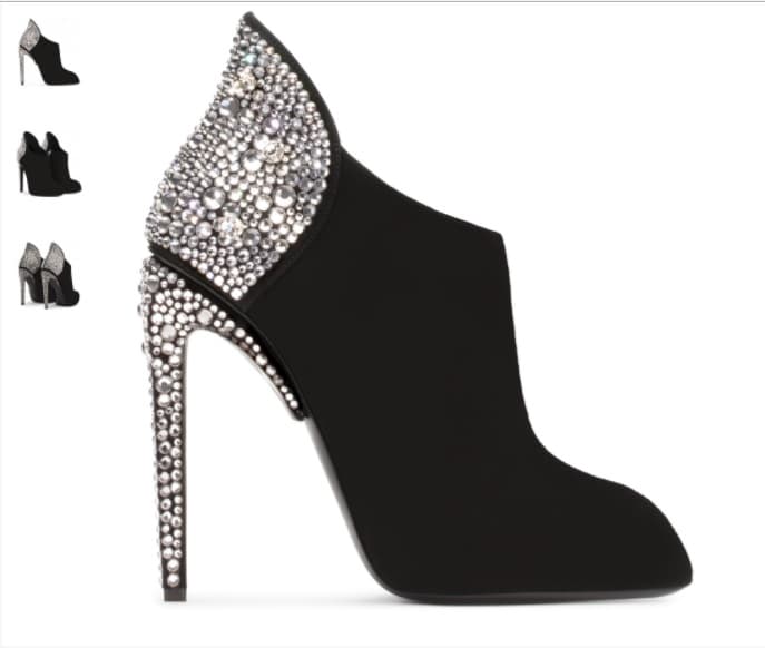 Esta es la segunda ocasión que JLo trabaja con el diseñador italiano y se dijo honrrada: “Disfruto mucho de trabajar con Giuseppe porque tiene un talento natural y gran experiencia en el mundo de la moda”. Por la cantidad de 1,895 dólares, pueden ser tuyos.