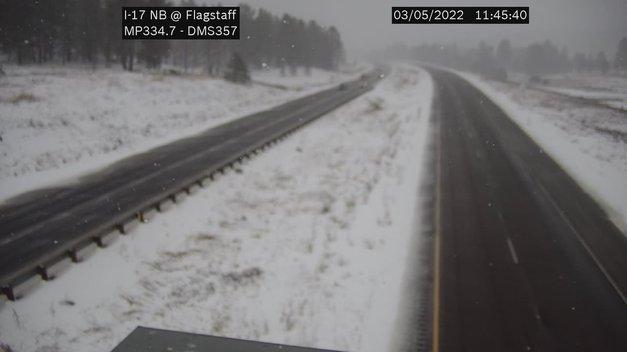 Tenga cuidado si viaja al norte; disminuya la velocidad en áreas de visibilidad reducida.