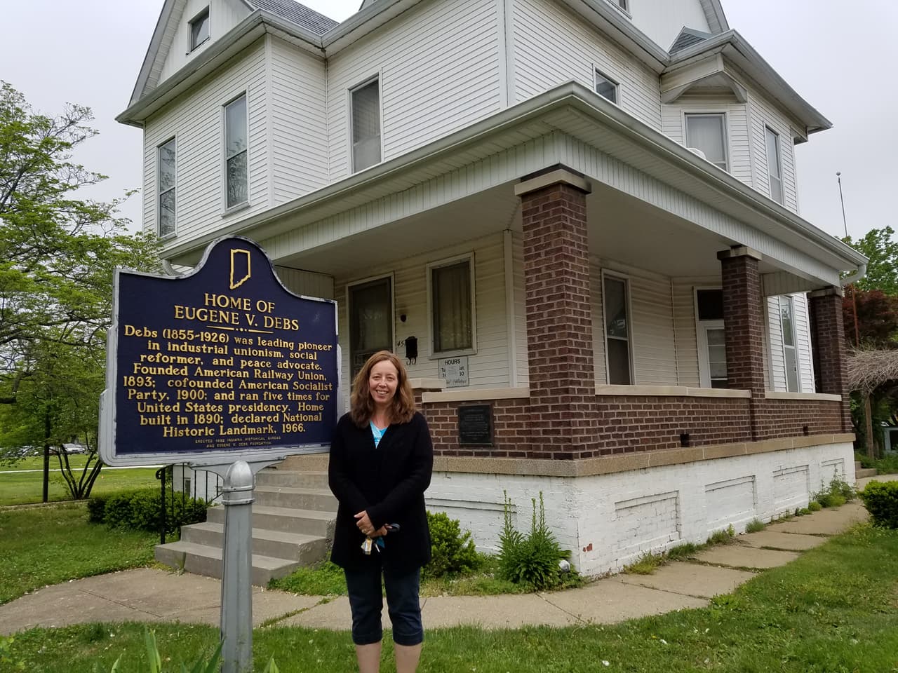 La casa de Debs en Terre Haute, Indiana, es un lugar de culto para sus admiradores.