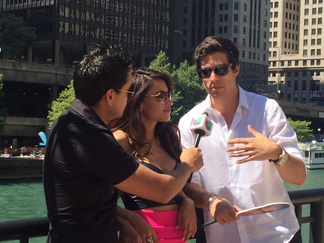 Y Francisca Lachapel de "Despierta América", que estaba por llegar.