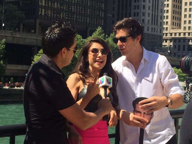 Jessica y Danilo dijeron que estaban disfrutando mucho del rico clima que está haciendo en la Ciudad de los Vientos.