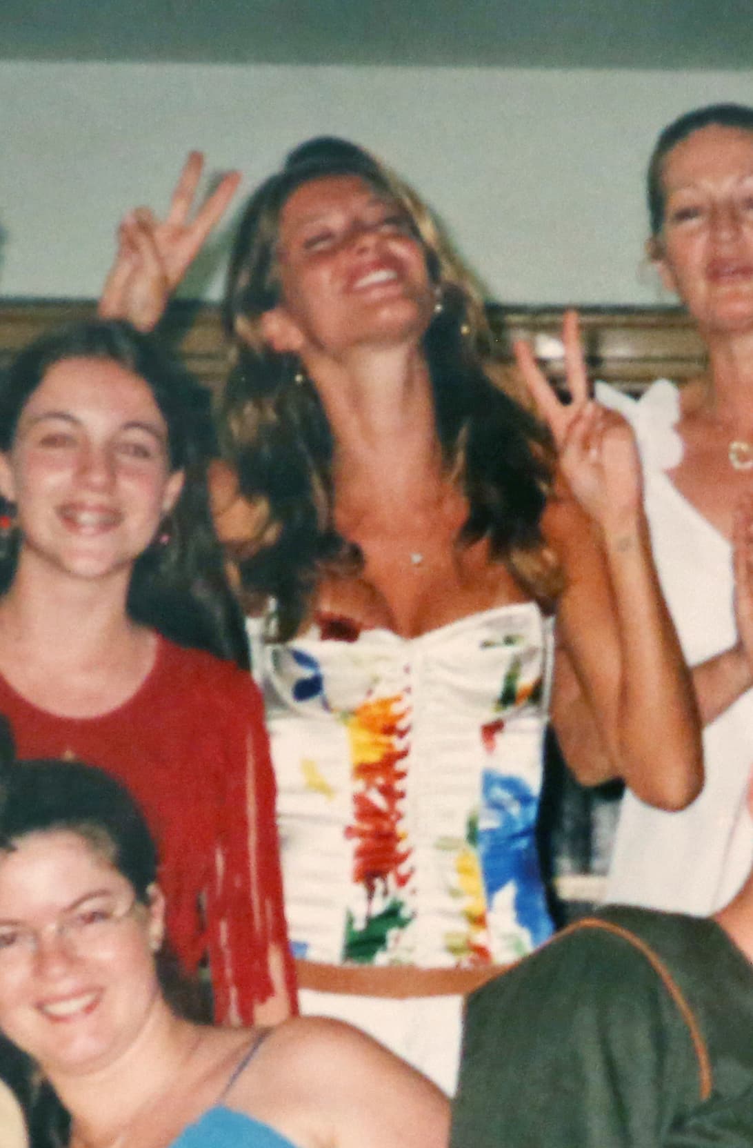 Durante una Navidad en familia en 2002.