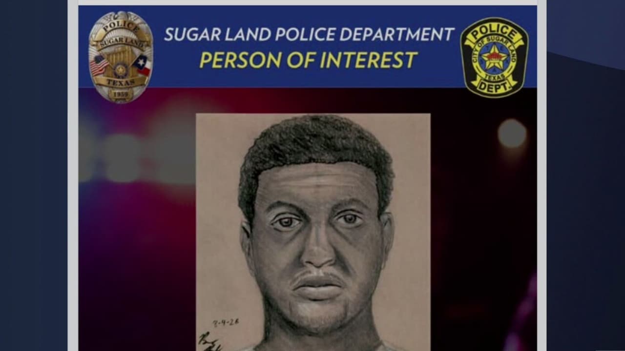 Difunden retrato hablado del sospechoso de atacar con un bate a una mujer en Sugar Land