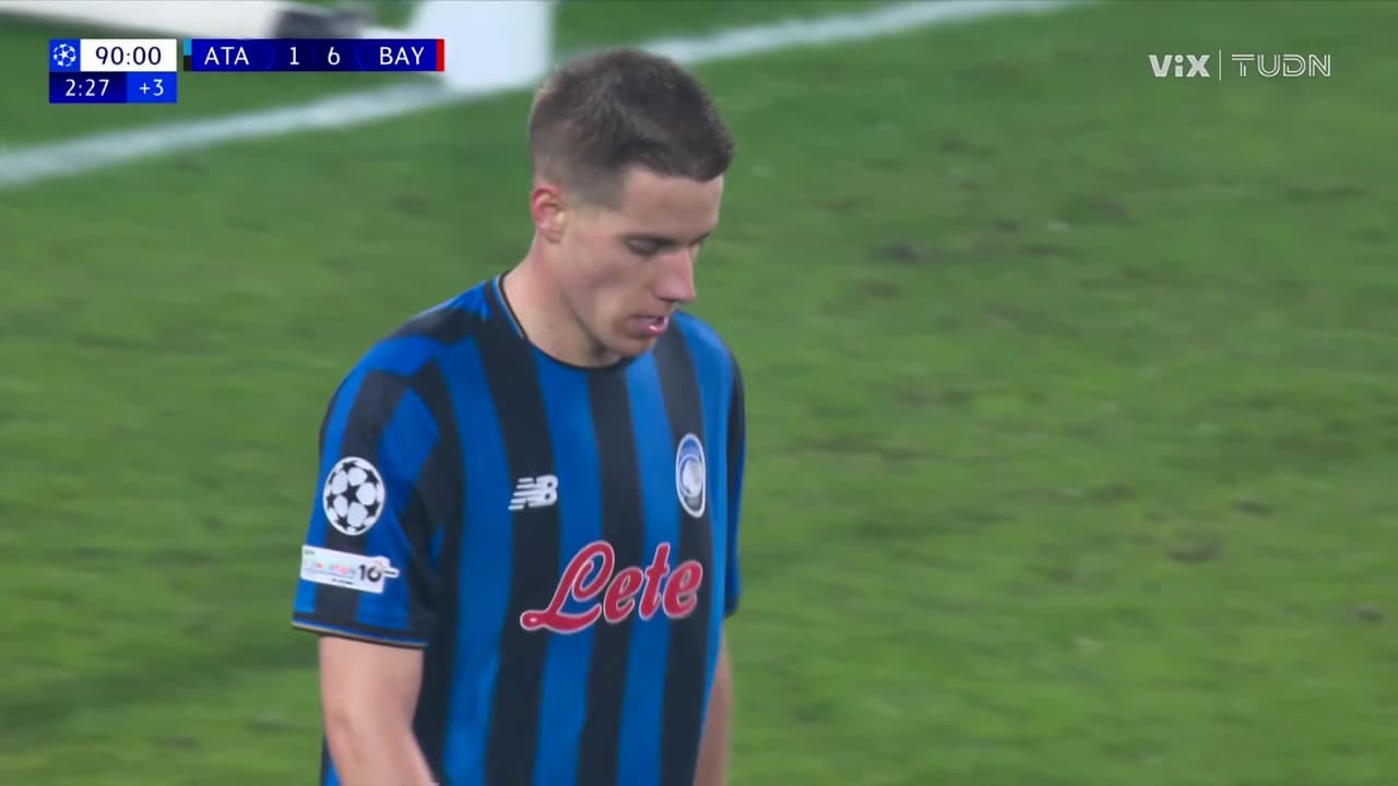¡De la honra! El único gol de Atalanta vs. Bayern en la goleada de Champions