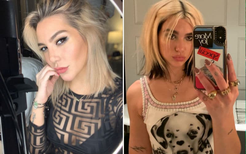 Ambas de cabello corto y tonos similares, hacían que lucieran muy parecidas.