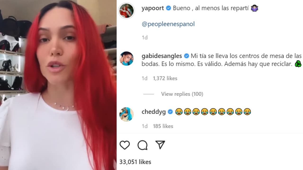 Karen Yapoort reconoció con este mensaje que se llevó las flores al final de la boda de Francisca para repartirlas en otras iglesias.