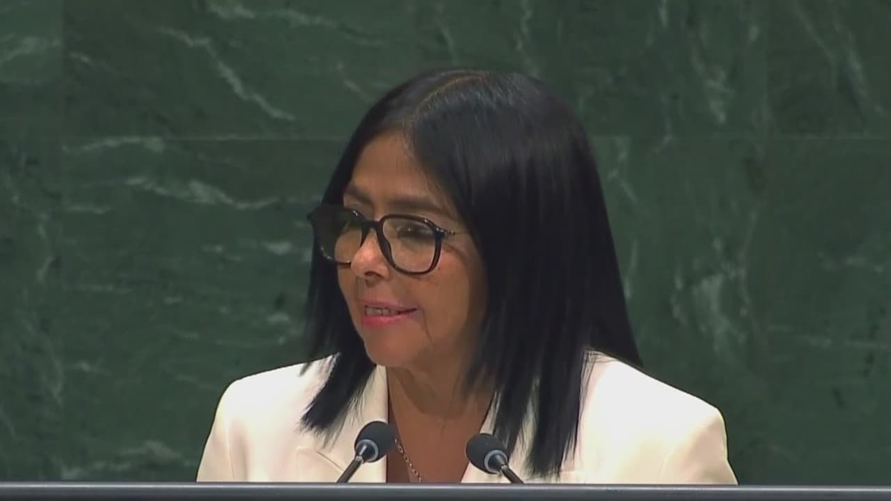 Delcy Rodríguez resalta acuerdo energético con EEUU ante Asamblea de la ONU