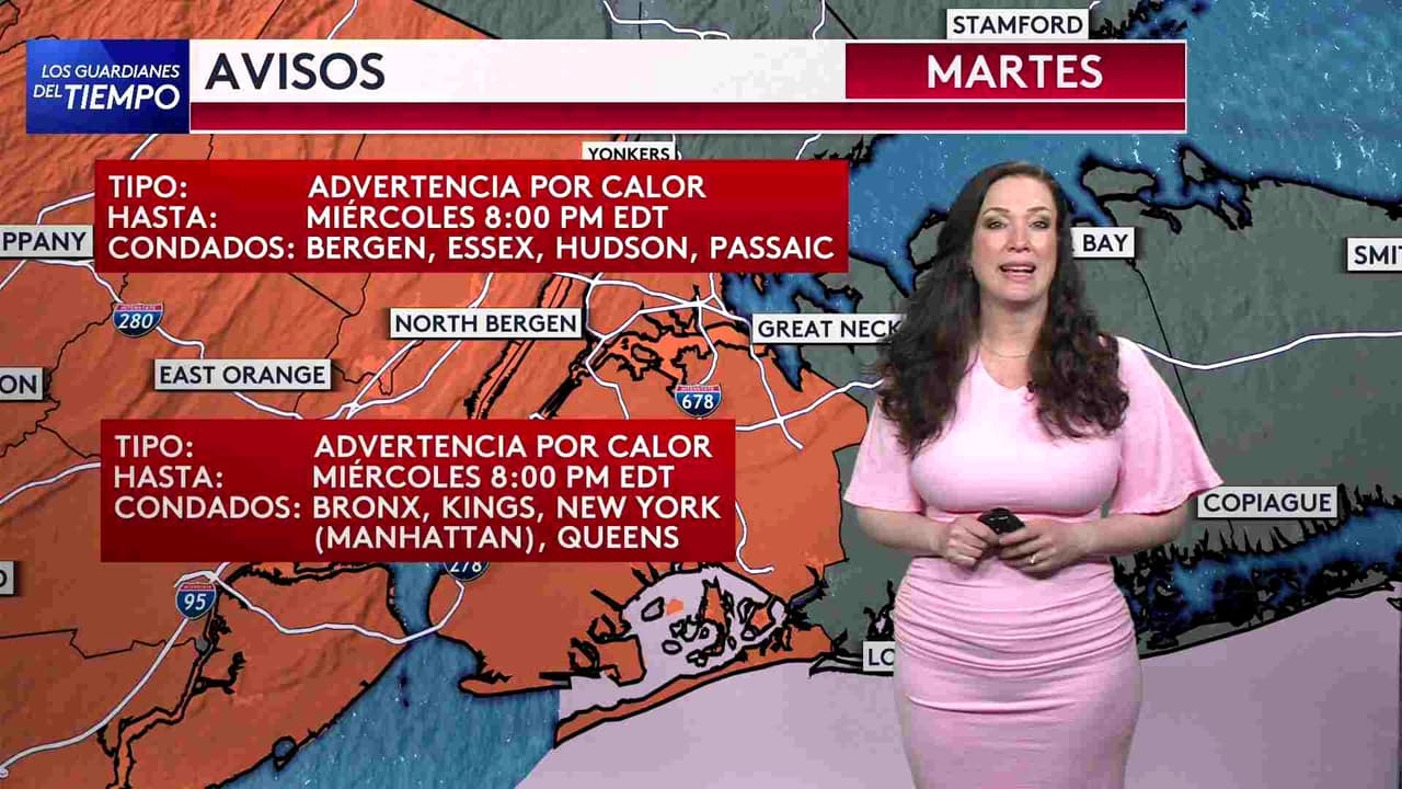 Pronóstico del tiempo hoy en Nueva York: Advertencia por calor extremo; el termómetro alcanzará 96 °F