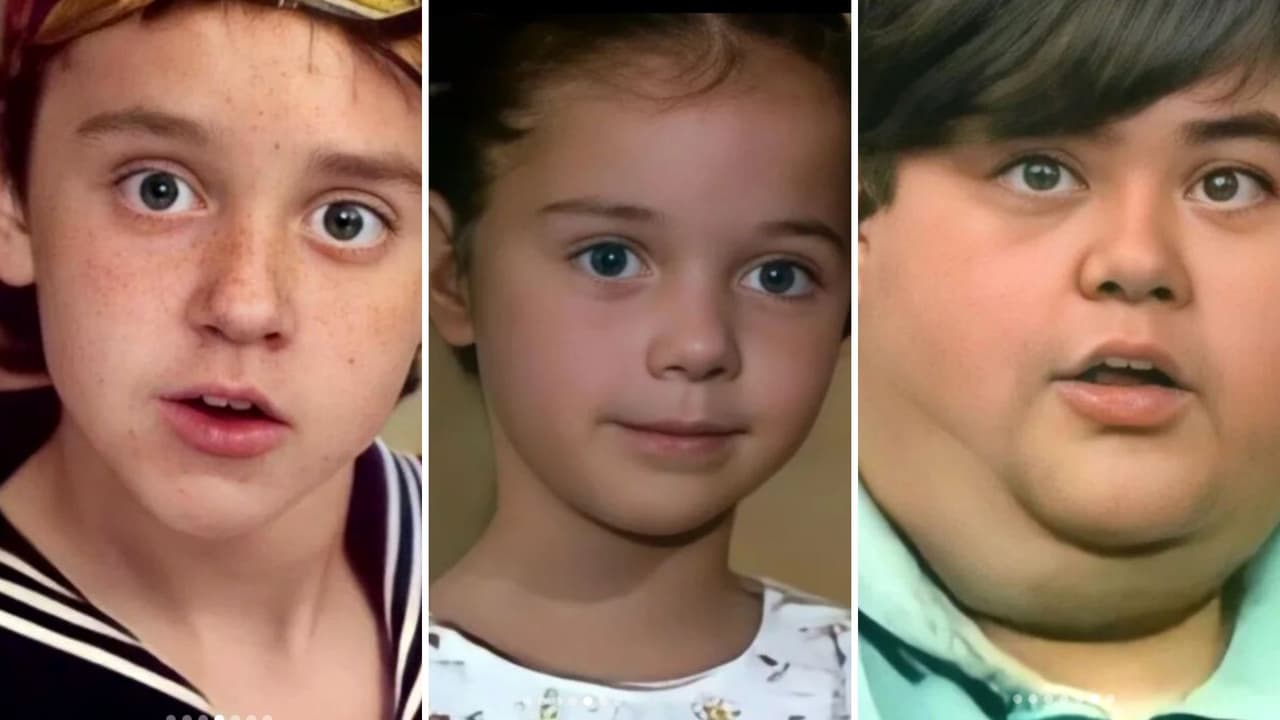 Personajes de 'El Chavo del 8' como niños