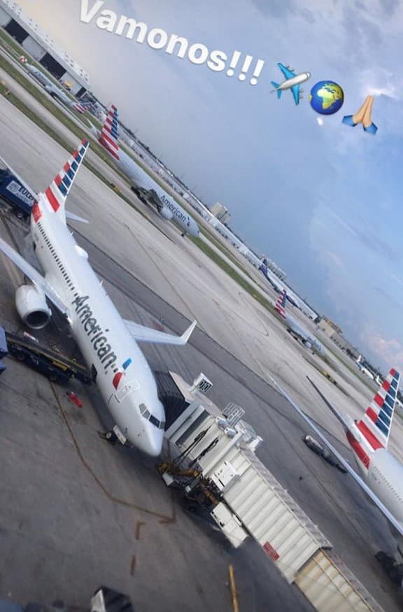 En la última semana de agosto compartió en redes sociales que estaba abordando un avión, y aunque aún no revelaba el destino, nos puso al tanto de que nuevas aventuras estaban por comenzar.