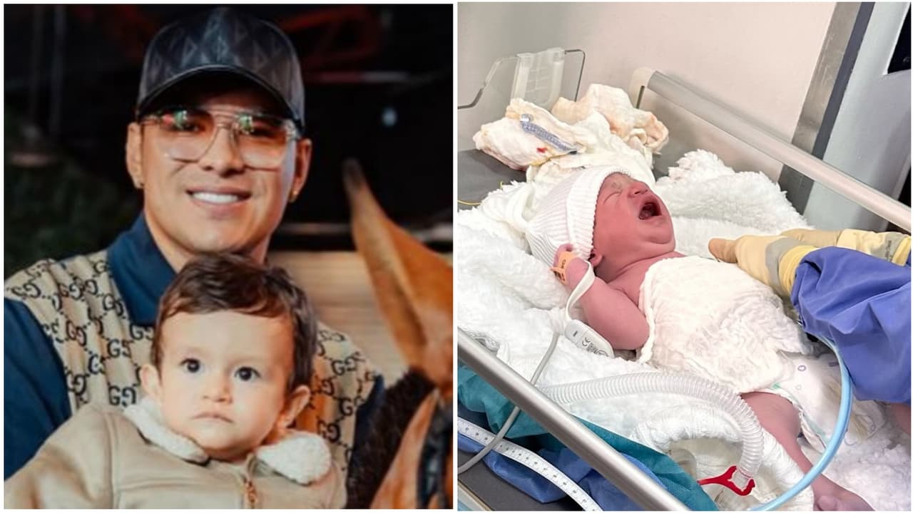 Santiago es el más pequeño de los hijos de Yeison Jiménez.