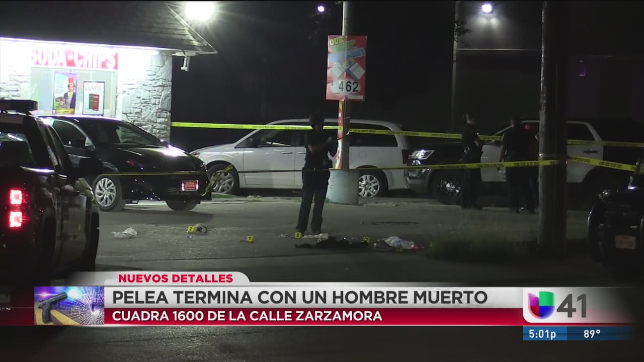 Pelea desemboca en un tiroteo que deja un hombre muerto