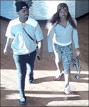 Buscan a hombres acusados de vestirse de mujer, robar en gimnasios e irse de compras en Georgia.