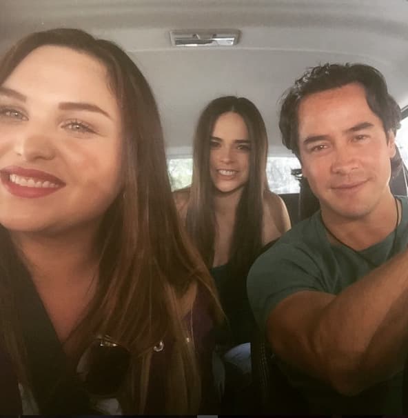 Estefanía, Jorge y Fabiola ¿de paseo o rumbo a las grabaciones de la novela?