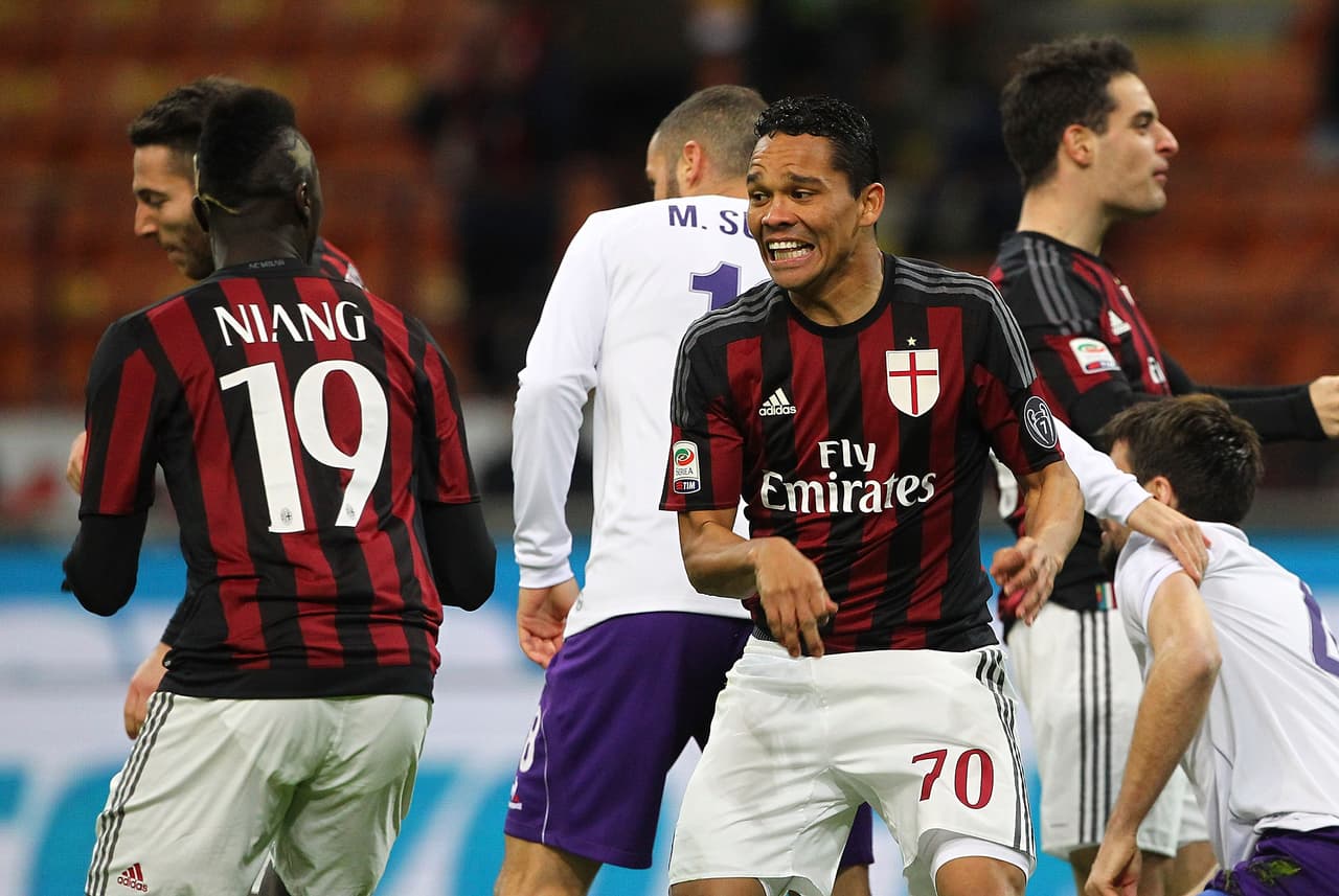 Milan 2-0 Fiorentina: Bacca impulsa el triunfo del Milan ante la Fiorentina