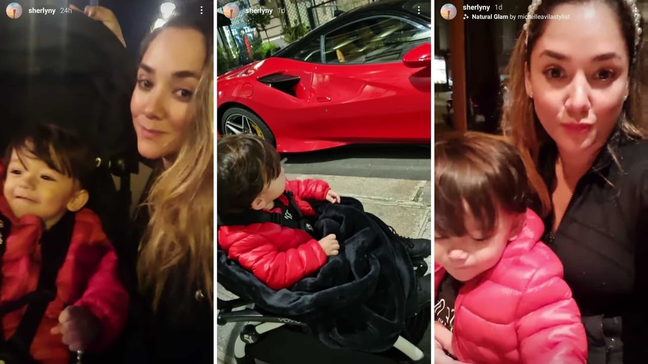 Sherlyn y su hijo André