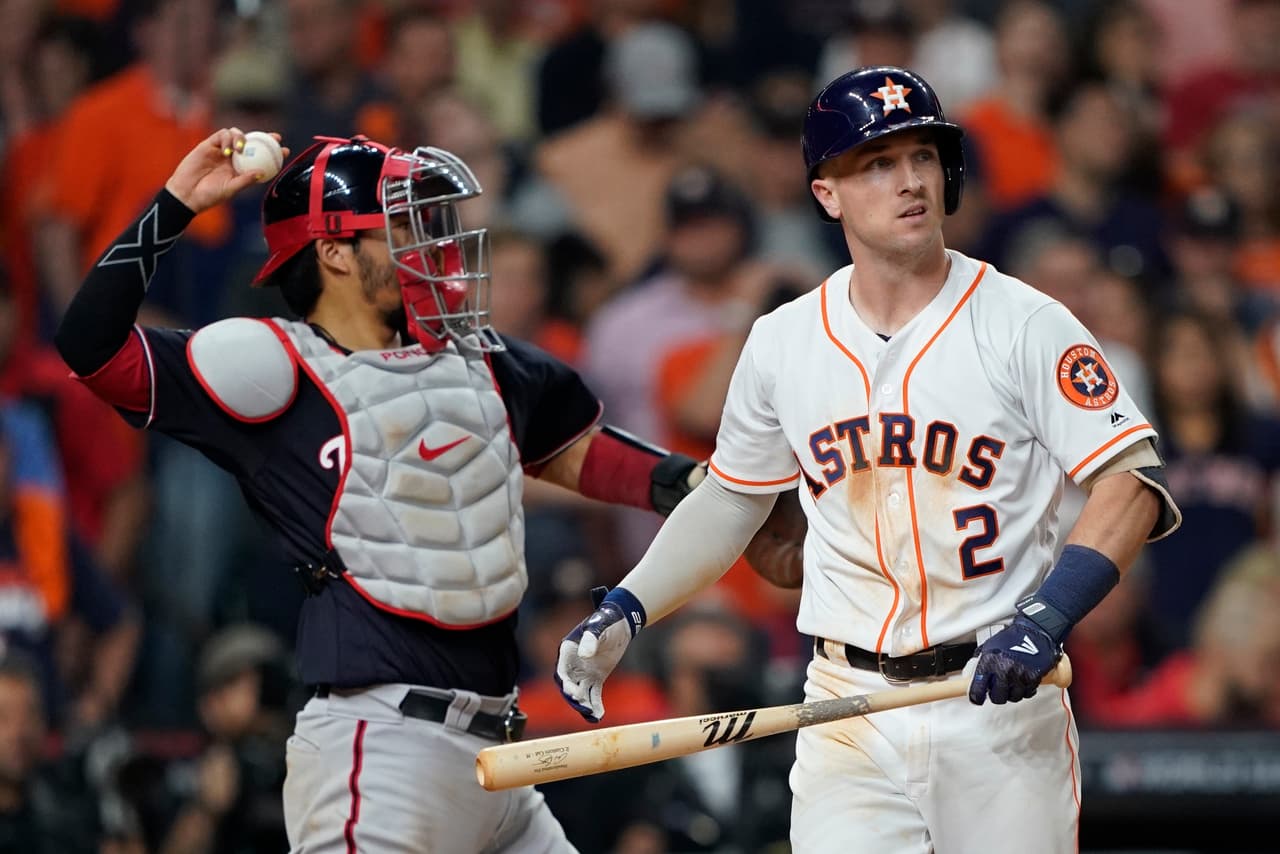 Los Astros de Houston viajarán a Washington con dos derrotas