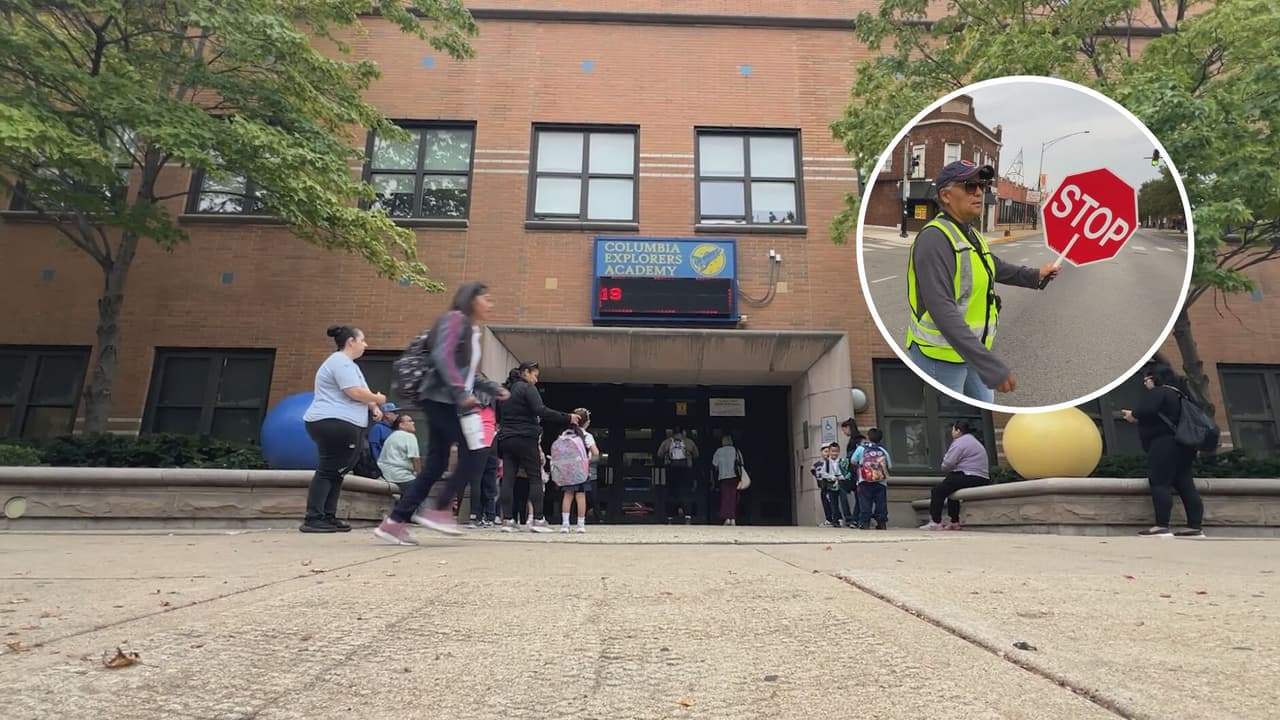 Voluntarios acompañan a la escuela a los hijos de padres que temen salir por temor a ICE 