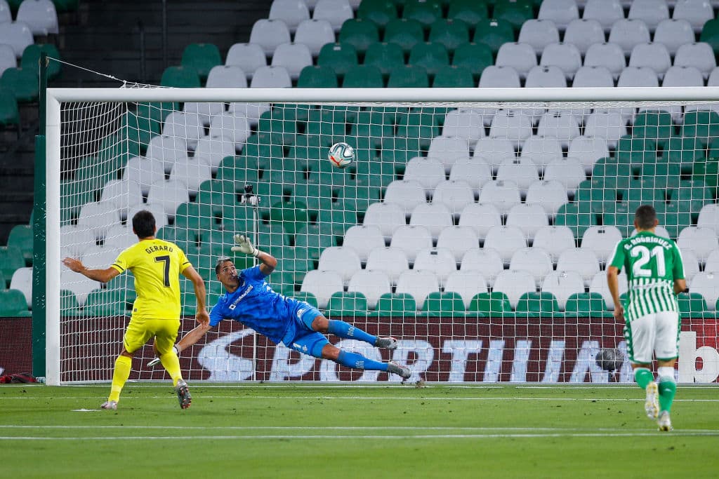 Real betis continúa sin demostrar su buen futbol, y esta vez caen 0-2 en el Benito Villamarin frente al Villarreal.