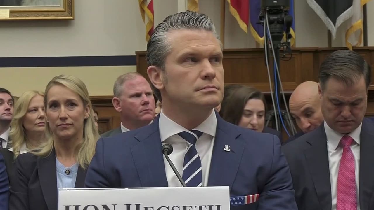 Pete Hegseth enfrenta un duro interrogatorio en el Congreso; habla sobre la guerra con Irán